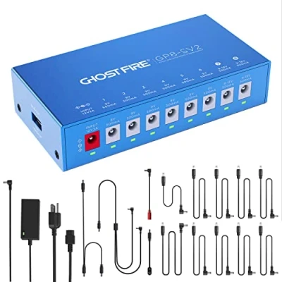 Image of GHOST FIRE Pedal power Supply Isolated bank with Independent short circuit protection UK Plug