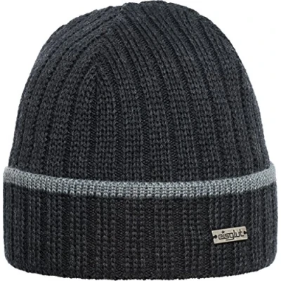 Image of Eisglut Men Fisher Merino Fleece Anthracite, One Size