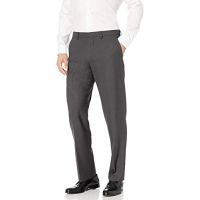 Image of Amazon Essentials Men&#039;s Classic Fit Wrinkle Resistant Stretch Dress Trouser, Charcoal, 31W / 30L
