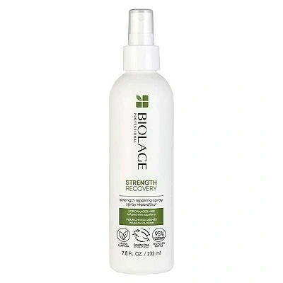 Image of Biolage Professional Strength Recovery Heat Protection Spray Infused with Vegan Squalane, Repairing Leave In Spray, For Damaged Hair, 232 ml