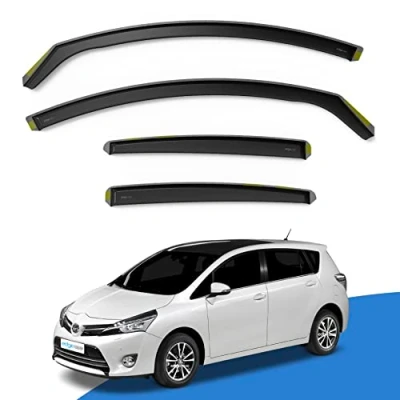 Image of EdgeVisors Wind Deflectors Set Fits: TOYOTA VERSO 2009 2018 5 Door SUV 4pc
