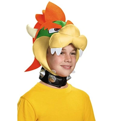 Image of DISGUISE Unisex adult Child Bowser Headpiece Standard