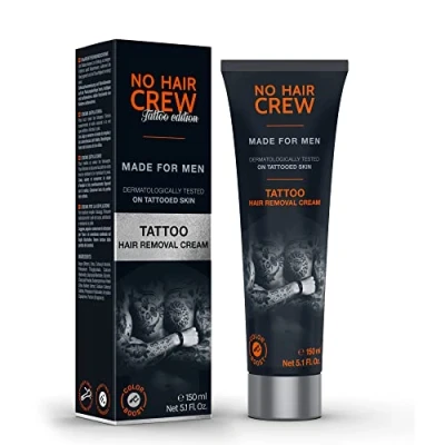 Image of NO Hair CREW Tattoo Edition Removal Cream to revive your tattoo, 150 ml