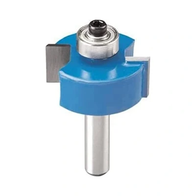 Image of kwb Rebate Cutter Ø 31.7 Mm, Carbide Tipped with Thrust Ball Bearing, Precise Clamping Shank and Optimised Cutting Geometry for an Exact Milling Pattern