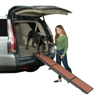 Image of Pet Gear Inc. Travel Lite Tri Fold Dog Ramp, 71 x 16 4 Inches