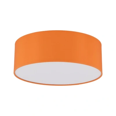 Image of Nicola Cylindrical Ceiling Light Orange 4xE27