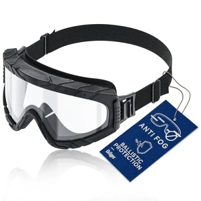 Image of Dräger Safety Glasses for Work X pect 4800 Eye Protection Goggles Anti Fog Scratch UV400 Clear Shooting