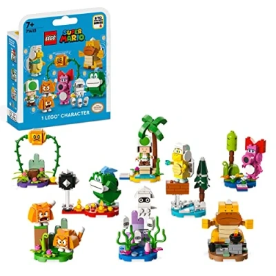 Image of LEGO Super Mario Character Packs Series 6 71413, Collectible Mystery Toy Figures for Kids, Combine with Starter Course Playset Extra Play
