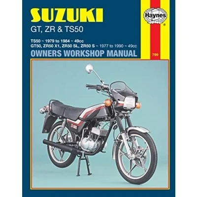 Image of Haynes Suzuki GT, ZR &amp; TS50 (77 90) Repair Manual