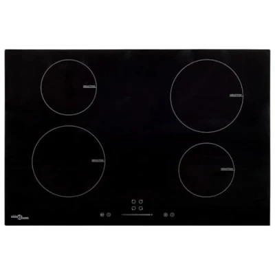 Image of vidaXL Induction Hob with 4 Burners Touch Control Glass Electric Dining Cooker Built in Domino Kitchen Appliance Home 77 cm 7000 W