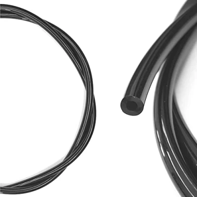 Image of cyclingcolors Petrol hose 2 mm inner x 3.5 1 m black silicone fuel trimmer lawn mower chainsaw brush cutter