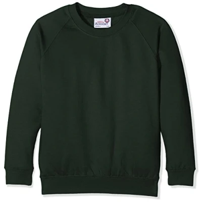 Image of AWDis Boy&#039;s Kids Academy Raglan Sweatshirt School Top, Green (Academy Green), 5 6 Years (Manufacturer Size:Small)