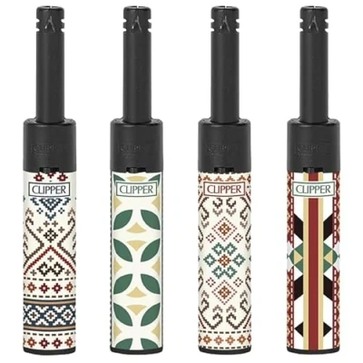 Image of Genuine Clipper Lighter Mini Tube Assorted Northern Patterns Rare Design (4)