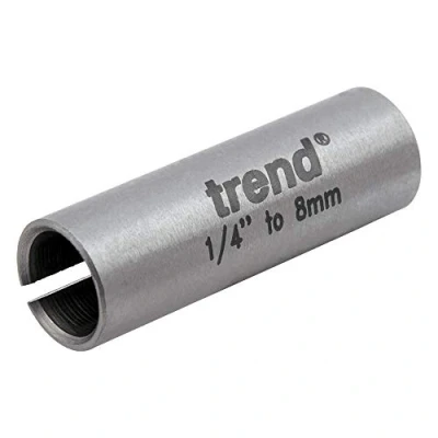 Image of Trend Collet Sleeve, 6.35mm to 8mm Reduction Sleeve for Smaller Shank Cutters, CLT/SLV/638