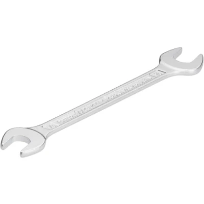Image of HAZET 450NA 9/16X5/8VKH 189.8 mm Hexagon Profile Double Open End Wrench Chrome Plated