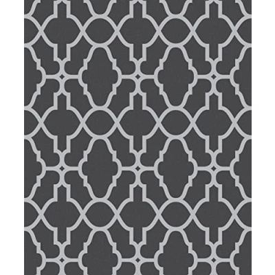 Image of rasch paperhangings Wallpaper (Modern) Grey, Silver, Black 10,05 m x 0,53 Selection 309348