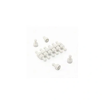 Image of White Office &amp; Fridge Skittle Magnet 1/2 in. dia x 27/32 tall (Pack of 12)