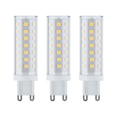 Image of Paulmann 28801 LED lamp Set of 3 pin Base Neutral White 3x5 watts Energy Saving Clear Lighting Lamps 4000 K G9