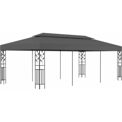 Image of vidaXL Gazebo 3x6 m Anthracite