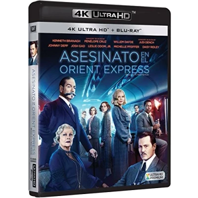 Image of Murder on The Orient Express (ASESINATO EN EL 3D , Spain Import, See Details for Languages) [4K Ultra HD + Blu Ray]