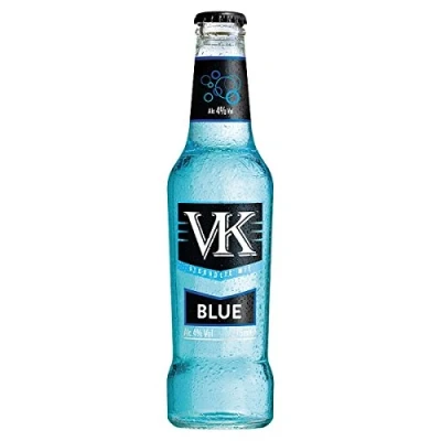 Image of VK Blue Premix Fruity Vodka Drink (24 x 275ml Bottles)