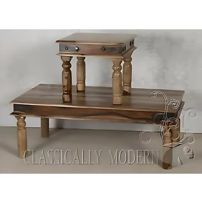 Image of Oak and Pine Online Classically Modern Indian Thahkat Solid Sheesham Rosewood Small Square Coffee TABLE Living Room Furniture PRICE FOR 1