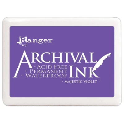 Image of RANGER INDUSTRIES STMP PAD ARCHIVAL #3 MAJSTC VIO, Majestic Violet, Large