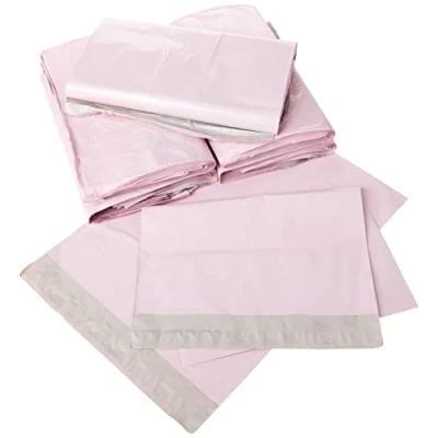 Image of Triplast 12 x 16 Inch Plastic Mailing Postal Bag Pink (Pack of 500)