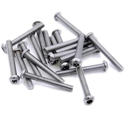 Image of M3 (3mm x 20mm) TX Socket Button Machine Screw (Bolt) Stainless Steel (A2) (Pack of 20)