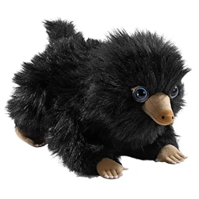 Image of The Noble Collection Black Baby Niffler Plush Officially Licensed 9in (23cm) Fantastic Beasts Toy Dolls Magical Creatures For Kids &amp; Adults