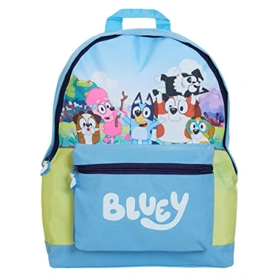 Image of Bluey Backpack for Kids Girls Boys Nursery School Lunch Bag Large Travel Bingo Toy Rucksack