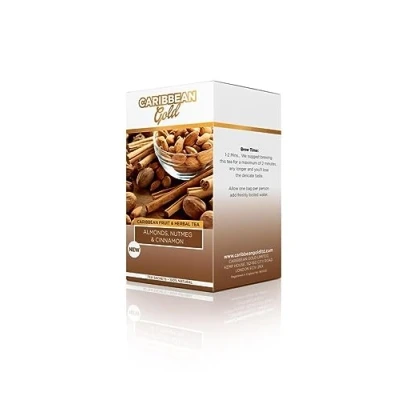Image of Caribbean Gold Fruit and Herbal Teas (Almonds, Nutmeg &amp; Cinnamon)