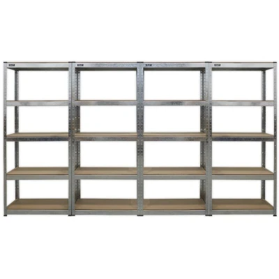 Image of Sealey Racking Unit 5 Shelf 150Kg Capacity per Level Set of 4