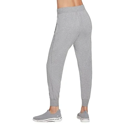 Image of Skechers Womens Restful Jogger Pants, Heathered Grey, S EU