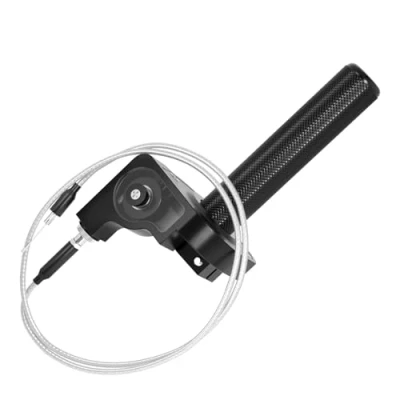 Image of ZSDTRP Throttle Grip Motorcycle 22mm CNC Aluminum Quick Twister with Cable CRF50 70 110 IRBIS 125 250 Dirt Bike Accessories (Black)