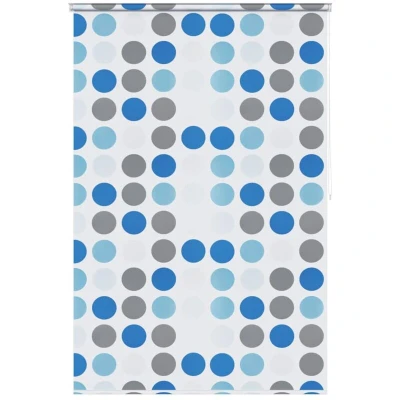 Image of vidaXL Shower Roller Blind 160x240 cm Circle