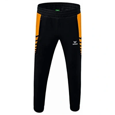 Image of Erima Men&#039;s Six Wings Worker Functional Pants, Black/New Orange, L