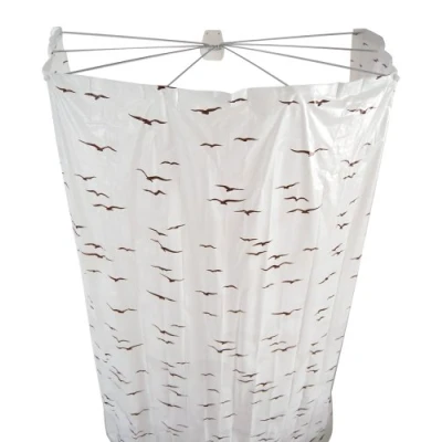 Image of RIDDER Shower Curtain, 100% PEVA, Beige, Approx. 210x170 cm