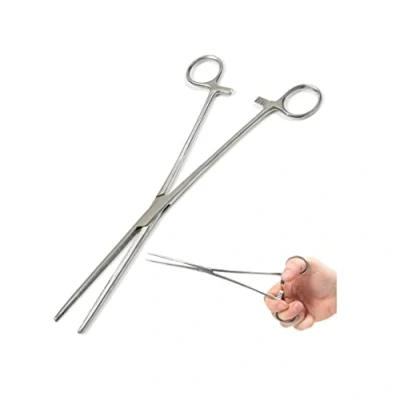 Image of Panther Surgical Unhooking Stainless Steel 10&#039;&#039; Straight Pliers Tools Fish Removing Fishing Forceps