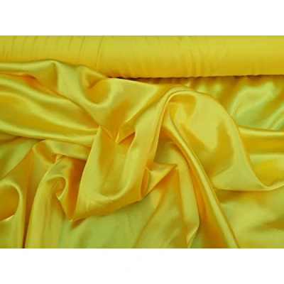 Image of Prestige Bridal Dress Draping Satin Fabric 150cm Wide Per Metre (Yellow)