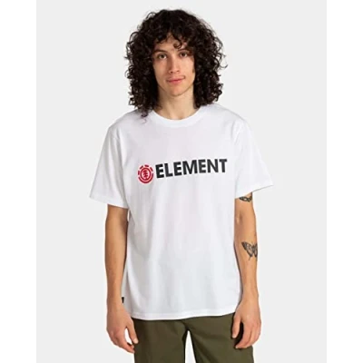 Image of Element Blazin Print Tshirt, Men&#039;s, Size: XS, Optic white