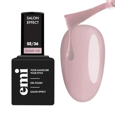 Image of EMI Salon Effect Ash Blush HEMA free gel polish long lasting color home use UV/LED/CCFL lamp 9 ml