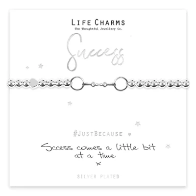 Image of Life Charms Success Comes A Little Bit at Time Bracelet