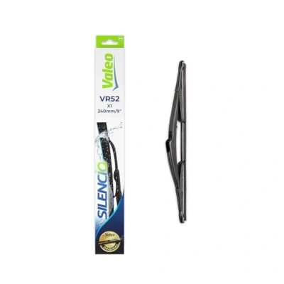 Image of VALEO Silencio Wiper VR52 All Seasons Durable, Resistant, Perfect Fit Conventional Blade 240mm Rear 1 574595