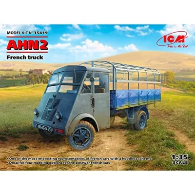 Image of ICM ICM35419 1:35 AHN2 French Truck Scale Model Kit, Black