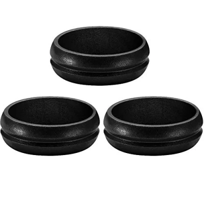Image of Mission Darts F Lock Rings Flight Lock, Black, 1 Set (X2504)