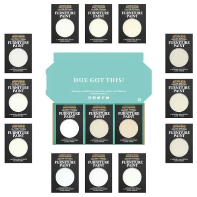 Image of Rust Oleum Furniture Paint in Gloss Finish Elegant Whites Tester Box