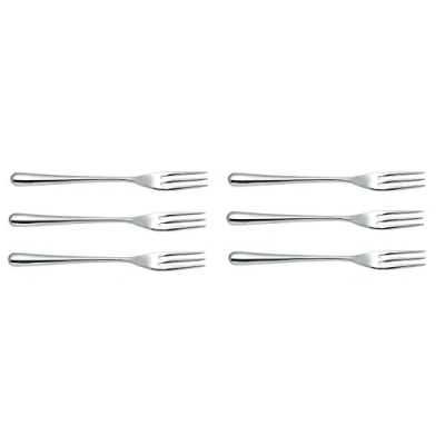 Image of Alessi Caccia Dessert Fork, Set of 6 (LCD01/5)