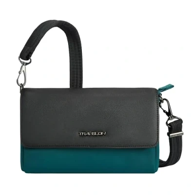 Image of Travelon Addison Anti theft Convertible Crossbody/Belt Bag Gray, Evergreen, One Size,