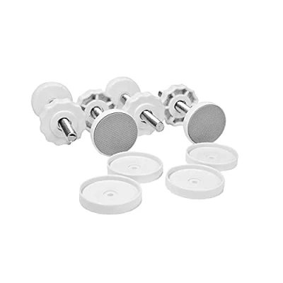 Image of Dreambaby Baby Stair Gate Pressure Mounted Bolt Replacement Kit, Spare Safety Screws 8mm Spindle Rods Suitable for All Ava &amp; Liberty Gates, Dog Gates 4 Pack White